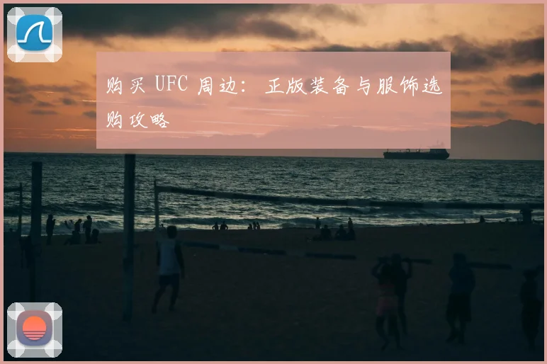 购买 UFC 周边：正版装备与服饰选购攻略